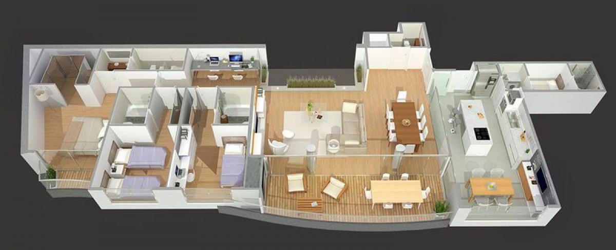 3 chambres Appartement à Buenos Aires, Argentina No. 78590