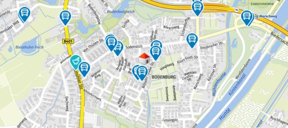 Apartamento de 2 habitaciónes en Oldenburg, Germany No. 368082 13