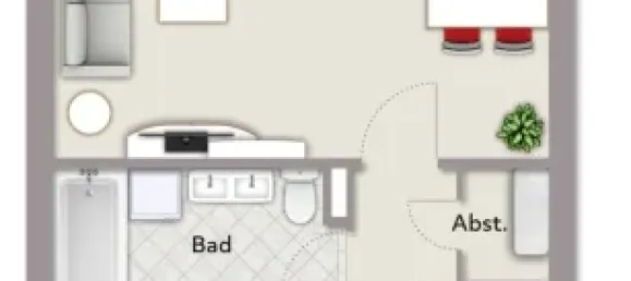 1 chambre Appartement à Nuremberg, Germany No. 300397 16