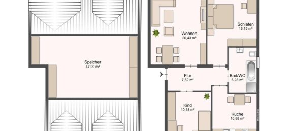 Apartamento T2 em Saalekreis, Germany N.º 22773 16