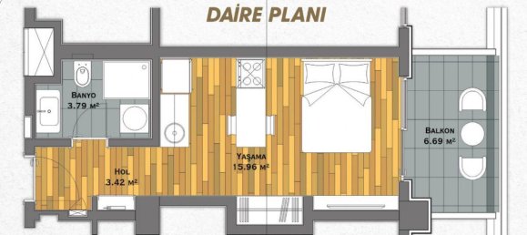 Studio in Maltepe, Turkey No. 18230 17