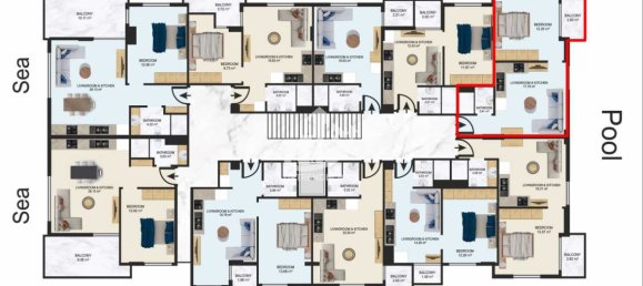 Studio in Alanya, Turkey, Nr. 4676 25