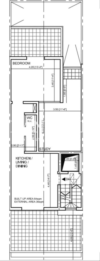 Пентхаус с 2 спальнями в Заббар, Мальта № 2022