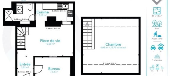 2 Schlafzimmer Haus in Bourron-Marlotte, France, Nr. 200788 5