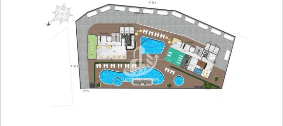 Квартира 1+1 в Оба, Турция № 10685 7