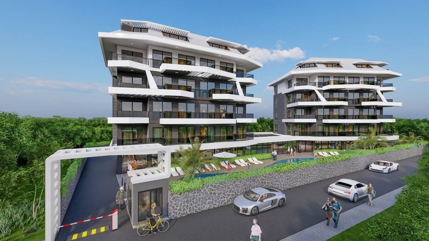 Квартира 1+1 в Оба, Турция № 10685