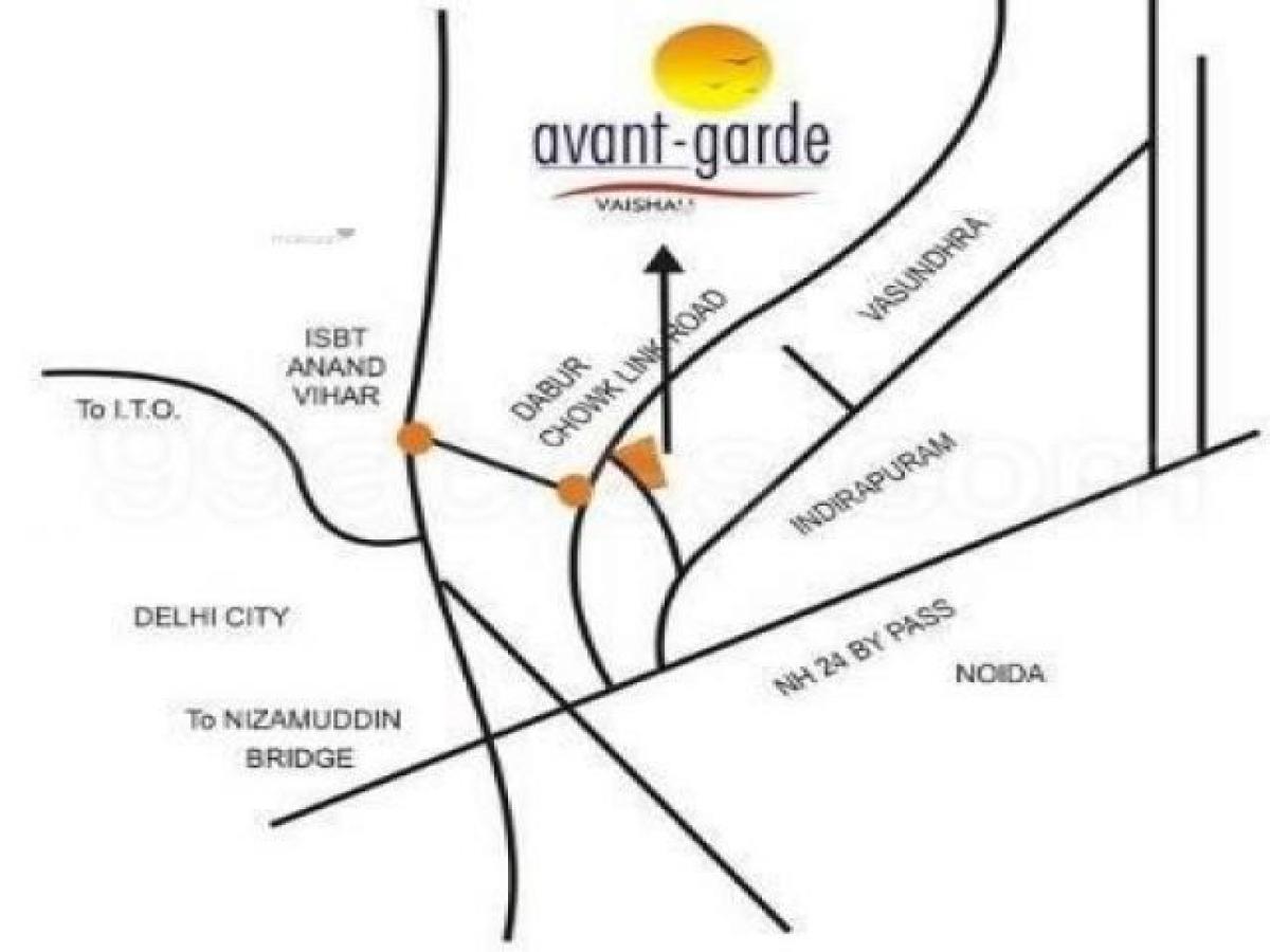 Casa de 2 dormitorios en Ghaziabad, India No. 62356