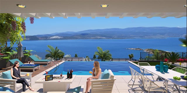 Villa 4+1 à Bodrum, Turkey No. 10232