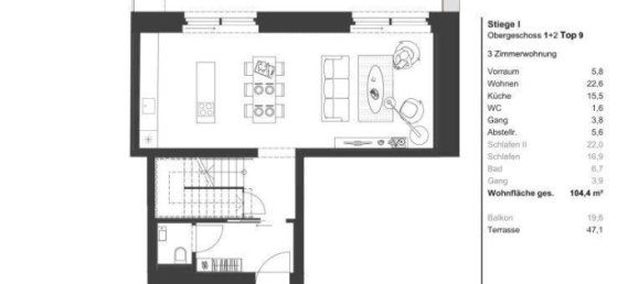 3-Zimmer Wohnung in Wien, Austria, Nr. 80056 13