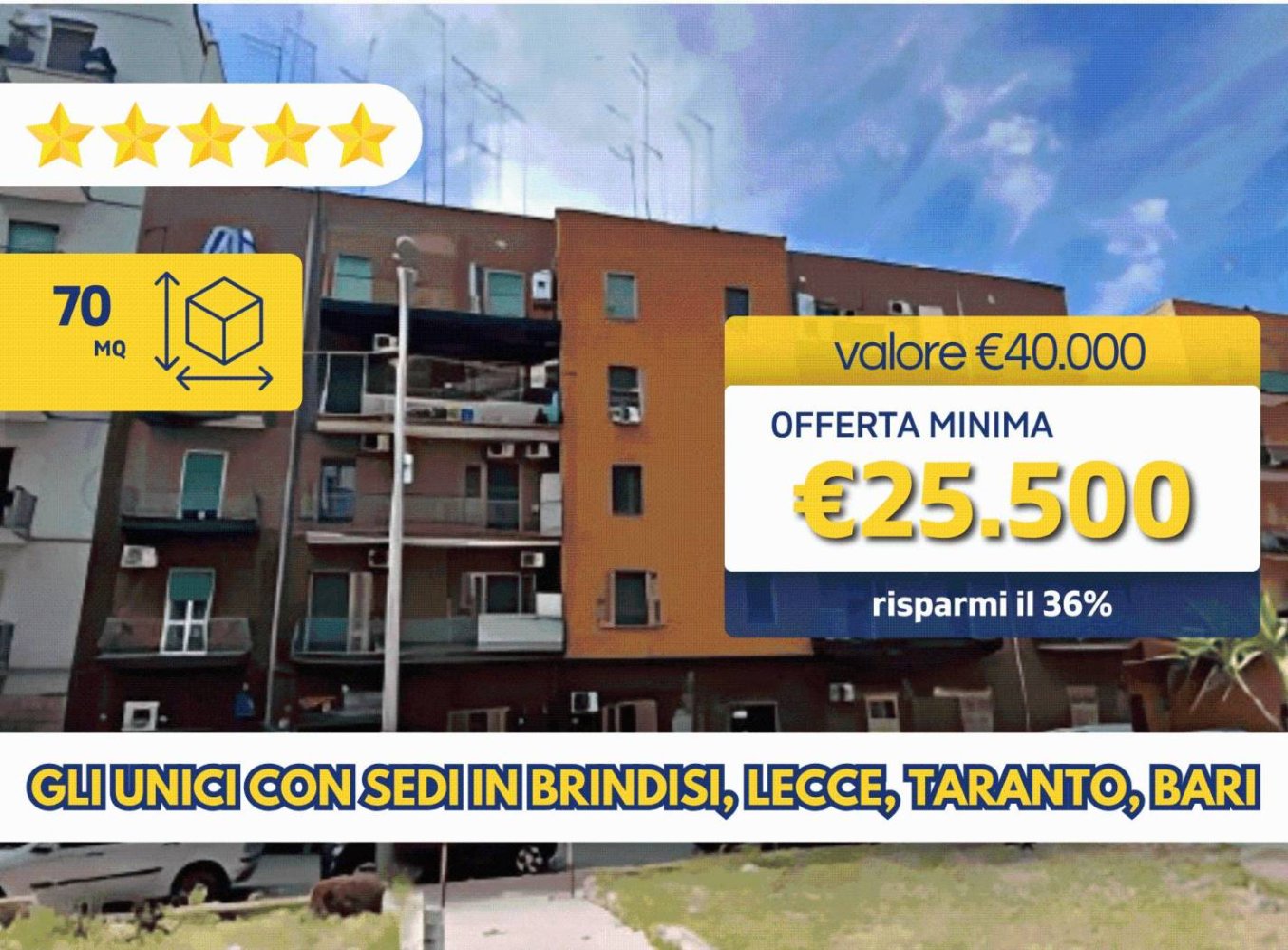 2 غرف نوم شقة في Taranto, Italy رقم 291368