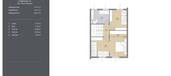 Adosado de 4 habitaciónes en Wiener Neudorf, Austria No. 162225 36