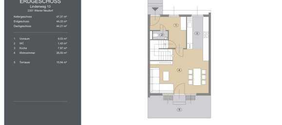 Adosado de 4 habitaciónes en Wiener Neudorf, Austria No. 162225 38