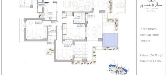 Apartamento T3 em Fuente Alamo, Spain N.º 160931 42