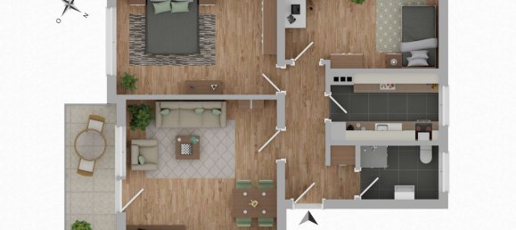 2 غرف نوم شقة في Furstenfeldbruck, Germany رقم 358665 27