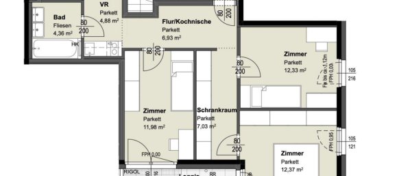 4 rooms Duplex in Vienna, Austria No. 252272 25
