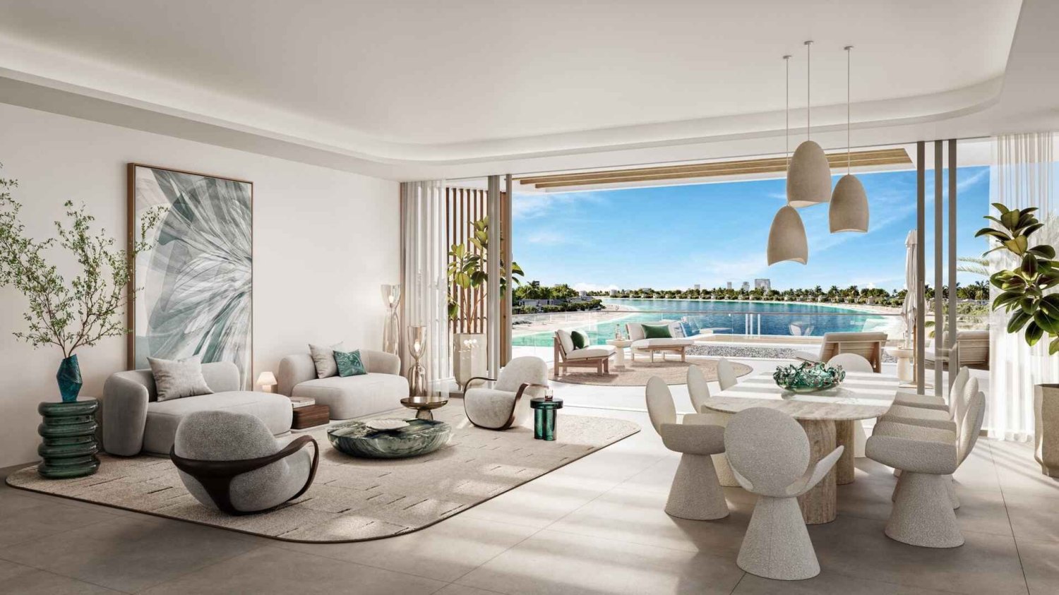 4 chambres appartement à vendre à Palm Jebel Ali, Dubai, UAE № 118396