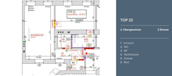 2 rooms Apartment in Leopoldstadt, Austria No. 198623 15