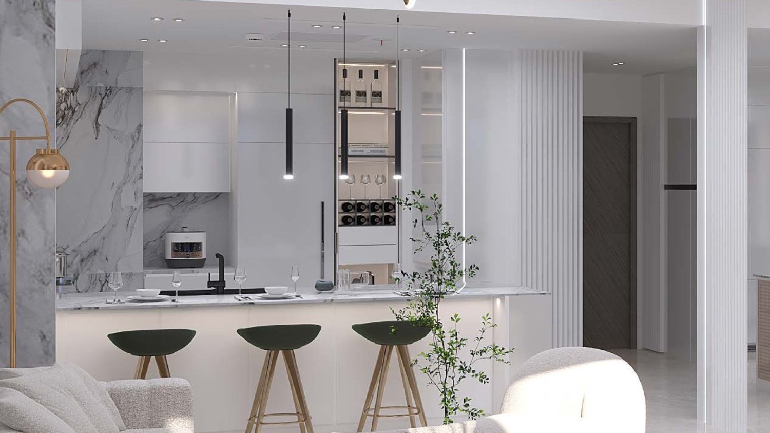 Apartamento T2 em BINGHATTI LAVENDER, Jumeirah Village Circle, UAE N.º 61765