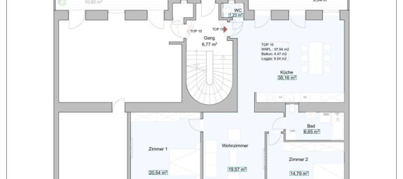 4 rooms Apartment in Meidling, Austria No. 159226 16