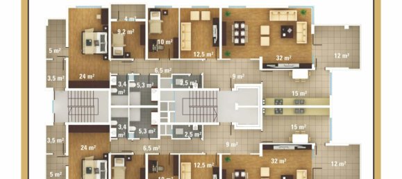 شقة 4+1 في Trabzon, Turkey رقم 40350 4