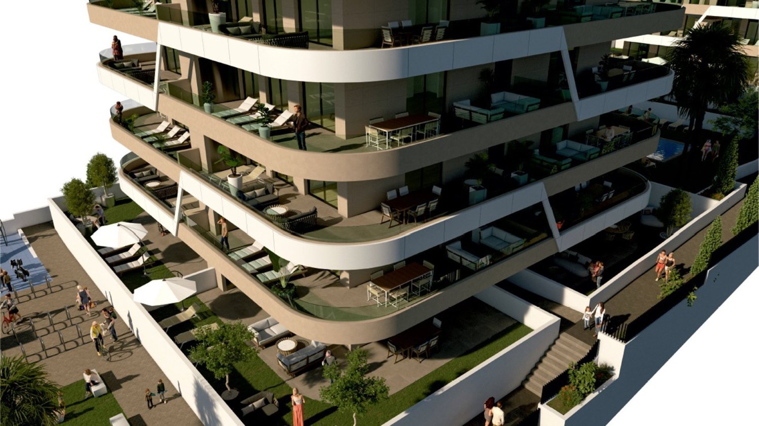 Apartamento de 2 dormitorios en Claudia II, Los Arenales Del Sol, Spain No. 15567