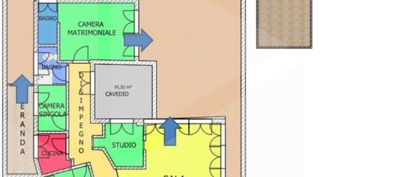 7 rooms Penthouse in Bologna, Italy No. 17487 20