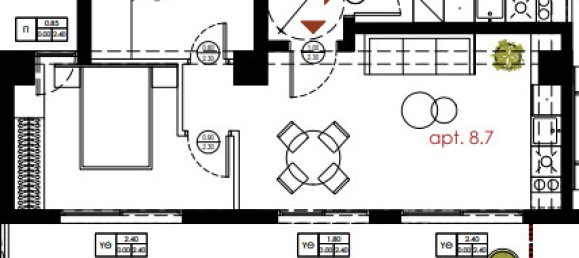 Apartamento T1 em Thessaloniki, Greece N.º 105615 2