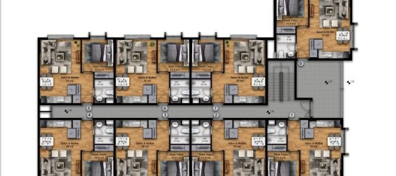 2-Zimmer Penthouse in Alanya, Turkey, Nr. 9683 21