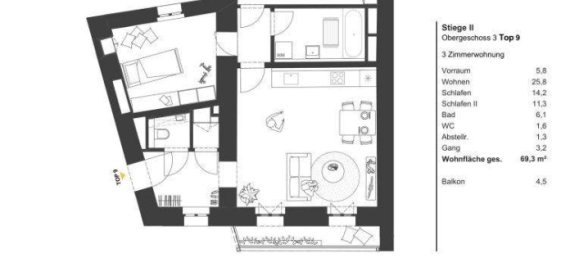 Penthouse de 3 divisões em Vienna, Austria N.º 250194 14