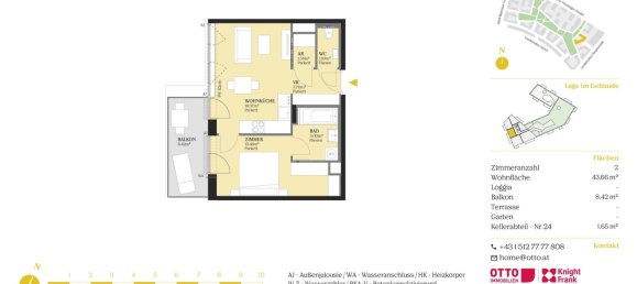 2 rooms Apartment in Vienna, Austria No. 5527 7