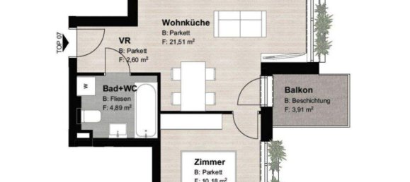2 rooms Apartment in Hernals, Austria No. 133030 11