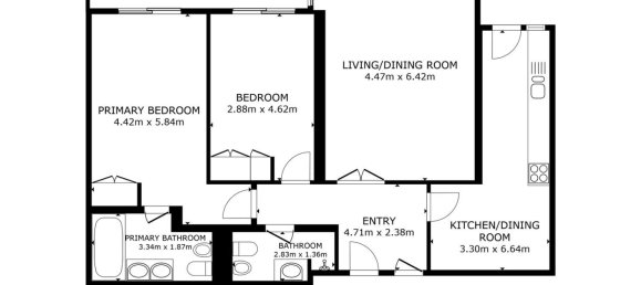 Apartamento T2 em Quarteira, Portugal N.º 77111 26