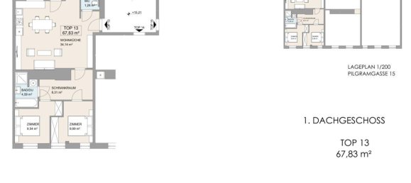 3 rooms Apartment in Margareten, Austria No. 226137 33