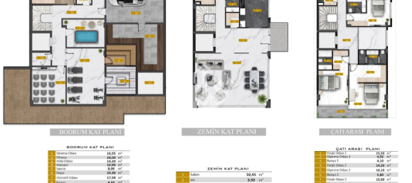 Villa 6+1 in Antalya, Turkey No. 16969 8