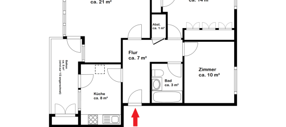 3غرفة شقة في Bremen, Germany رقم 368161 8