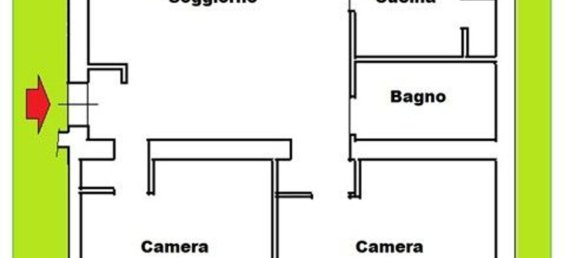 3-salle Appartement à Rome, Italy No. 228562 26