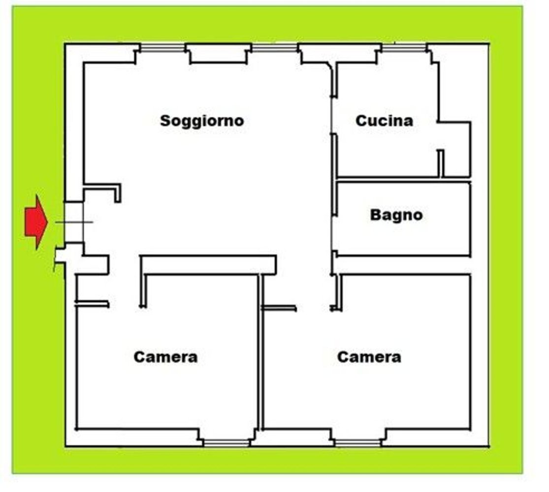 Apartamento de 3 divisões em Rome, Italy N.º 228562