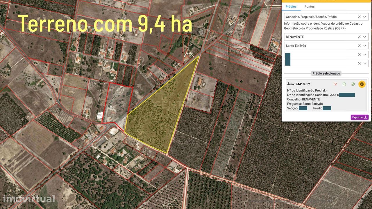 93000m² Land in Benavente, Portugal No. 211952