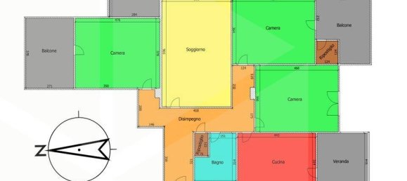 4 rooms Apartment in Bari, Italy No. 23745 3