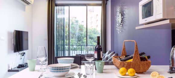 Кондоминиум  с 1 спальней в Клонг Тоэй, Таиланд № 10186 8