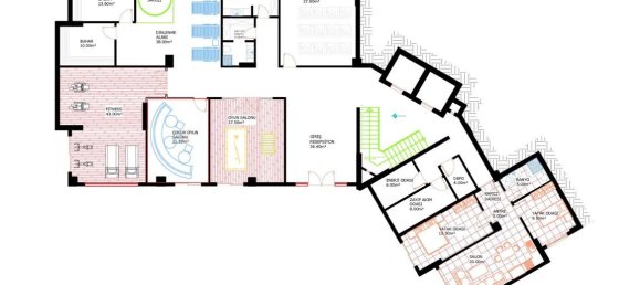 Квартира с 2 комнатами в Оба, Турция № 30000 7