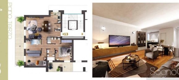 4 rooms Apartment in Florence, Italy No. 34772 17