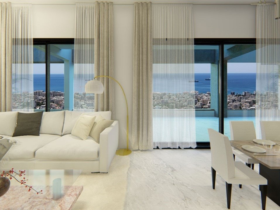 Пентхаус с 4 спальнями в Агиос Афанасиос, Кипр № 417