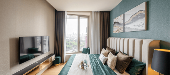 Apartamento com 1 quarto em condomínio em Bangkok, Thailand N.º 6696 4