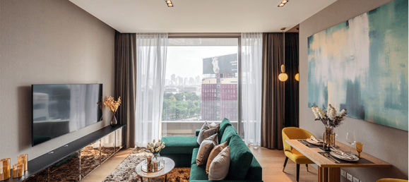 Apartamento com 1 quarto em condomínio em Bangkok, Thailand N.º 6696 2