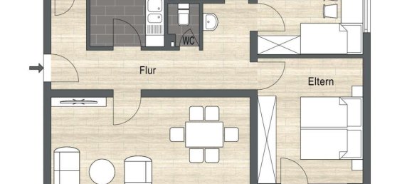 1 chambre Appartement à Heilbronn, Germany No. 30077 6
