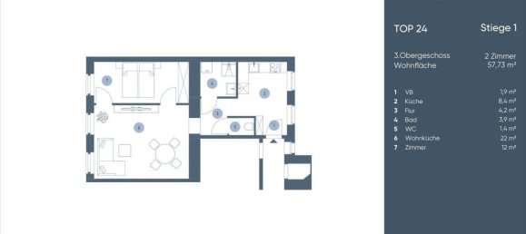 2-Zimmer Wohnung in Wieden, Austria, Nr. 198621 20