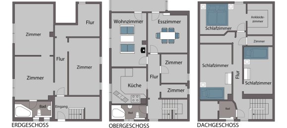 7-salle Maison de ville à Zollernalbkreis, Germany No. 61301 9