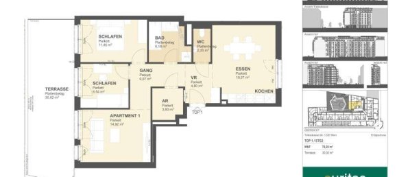 3-Zimmer Büro in Wien, Austria, Nr. 216490 18