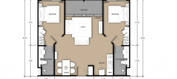 2 bedrooms Condo in Pattaya, Thailand No. 2148 8